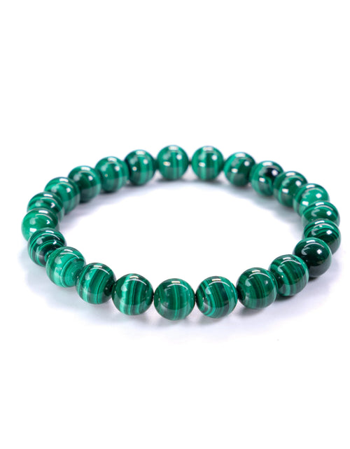Load image into Gallery viewer, Malachite Bracelet - AGGRESSIVE TRANSFORMATION, HEART BREAKTHROUGH
