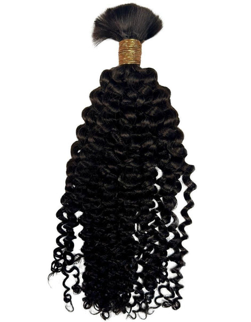 Load image into Gallery viewer, Kinky Curly Bulk 100% Human Braiding Hair
