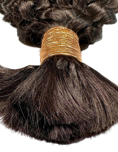 Load image into Gallery viewer, Kinky Curly Bulk 100% Human Braiding Hair
