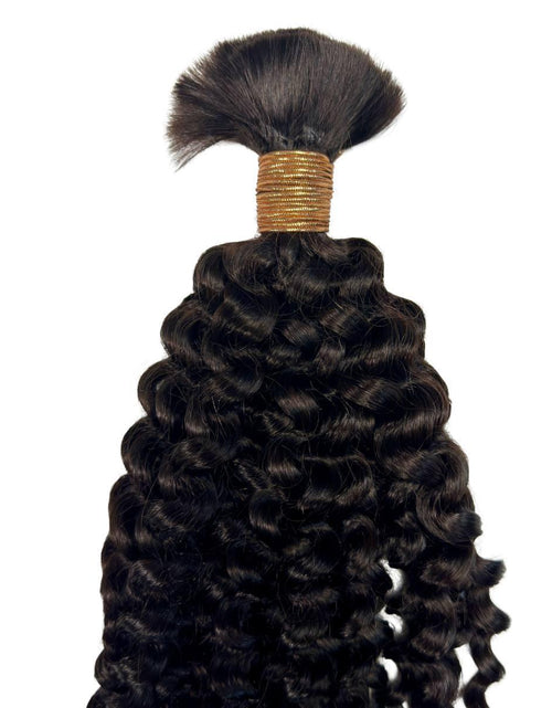 Load image into Gallery viewer, Kinky Curly Bulk 100% Human Braiding Hair
