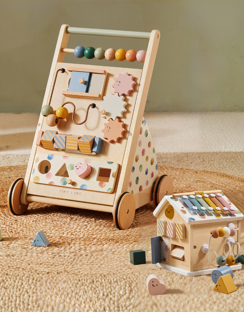 Load image into Gallery viewer, Complete Development Playset — Baby Walker + Activity Cube
