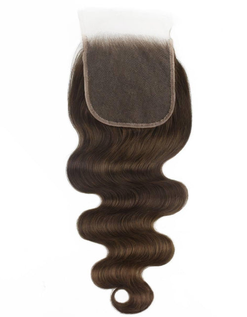 Load image into Gallery viewer, Medium Brown Body Wave 5x5 HD Lace Human Hair Closure
