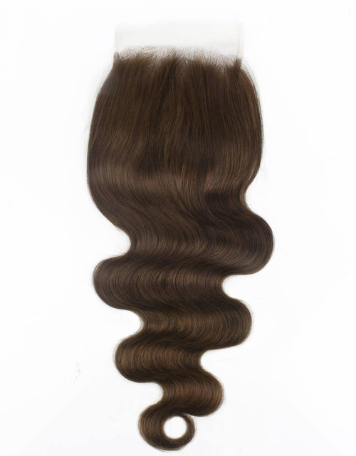 Load image into Gallery viewer, Medium Brown Body Wave 5x5 HD Lace Human Hair Closure
