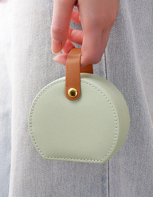 Load image into Gallery viewer, Mini Travel Jewelry Box Organizer for Compact Storage on the Go
