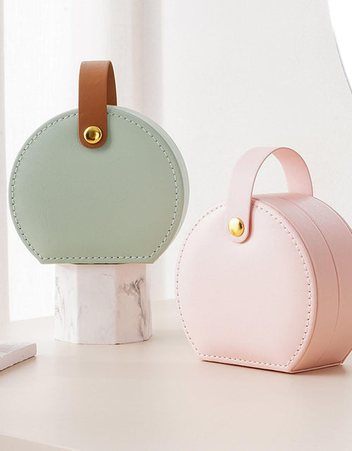 Load image into Gallery viewer, Mini Travel Jewelry Box Organizer for Compact Storage on the Go
