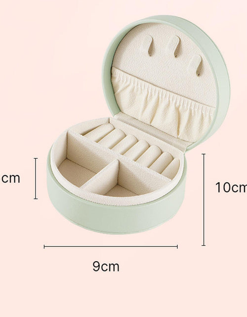 Load image into Gallery viewer, Mini Travel Jewelry Box Organizer for Compact Storage on the Go
