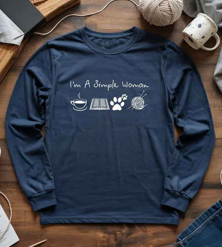 Simple Woman Long Sleeve T-shirt