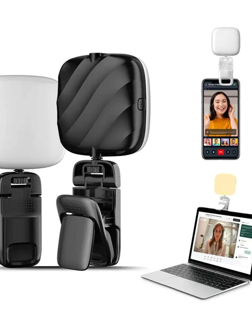 Load image into Gallery viewer, LED Clip-on Phone Light with Adjustable Stand

