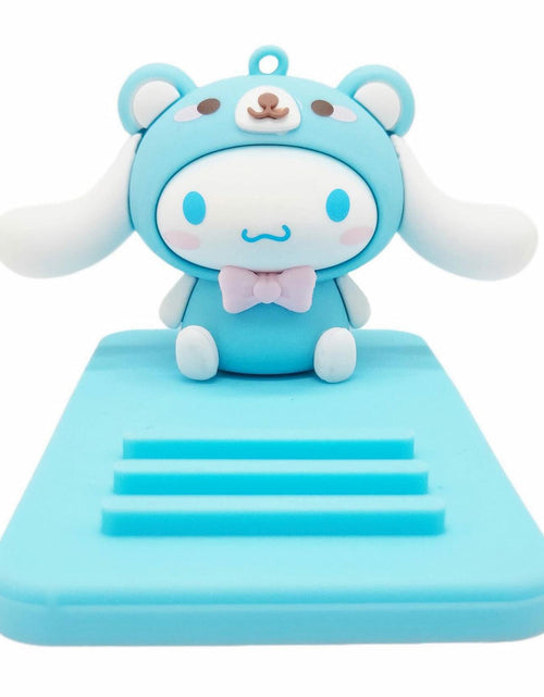 Load image into Gallery viewer, Sicpfuj Cute Phone Stand Desk Cell Phone Holder Blue Polyvinyl Chloride
