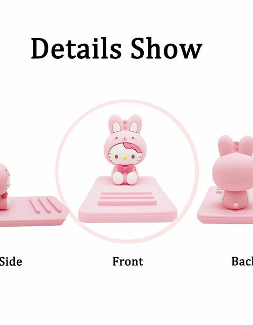 Load image into Gallery viewer, Sicpfuj Cute Phone Stand Desk Cell Phone Holder Blue Polyvinyl Chloride
