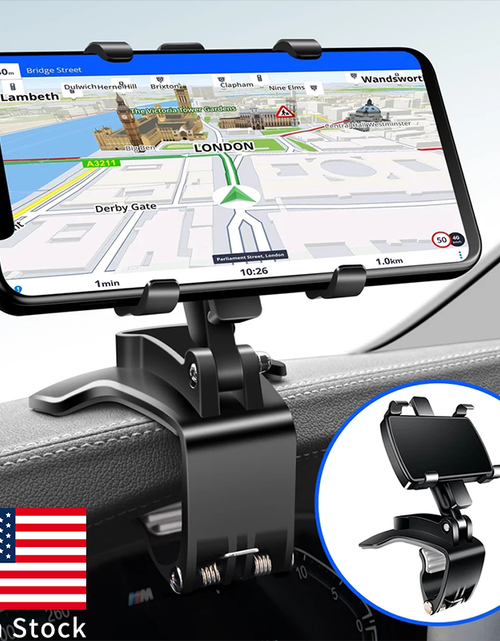 Load image into Gallery viewer, Spida Mount 360° Universal Cell Phone Car Dashboard Holder Stand Bracket Clip #ns23 _mkpt by Js House
