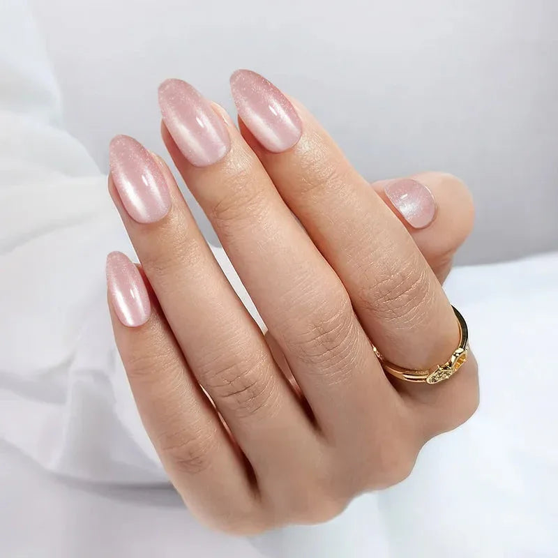 Aurora Cat Eye Almond Nails - Press On Nails