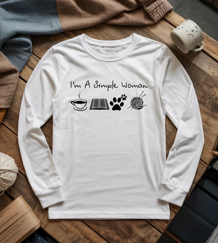 Simple Woman Long Sleeve T-shirt